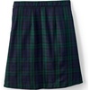 Lands’ End School Uniform Girls Solid A-line Skirt Below the Knee(Plaid Classic Navy/Evergreen)
