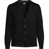 Men’s Fine Gauge Cotton Cardigan(Black)