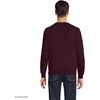 Men’s Fine Gauge Cotton Cardigan(Lush Burgundy)