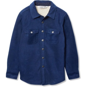 Lands’ End Kids Flannel Shacket(Navy)