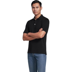 Lands’ End Men’s Supima Cotton Polo Shirt(Black)