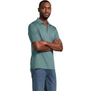 Lands’ End Men’s Supima Cotton Polo Shirt(Tourmaline)