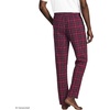 Lands’ End Men’s Flannel Pajama Pants(Burgundy/Radiant Navy Plaid)