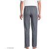 Lands’ End Men’s Flannel Pajama Pants(Gray Stone/Black Plaid)