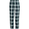 Lands’ End Men’s Flannel Pajama Pants(Pine/Yellow/Navy Plaid)
