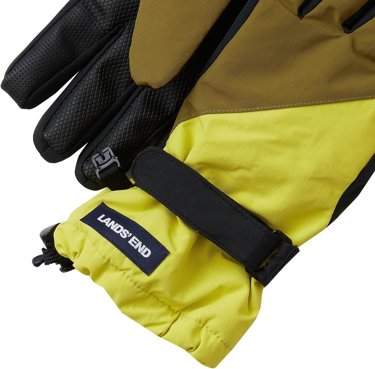 image:imageLands End Kids Squall GlovesAvocado GreenPale Yellow