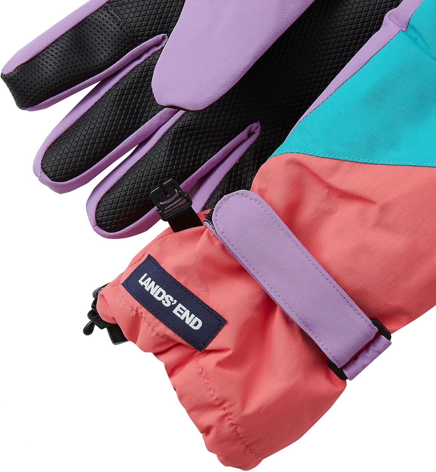 image:imageLands End Kids Squall GlovesCeramic BlueSugar Coral
