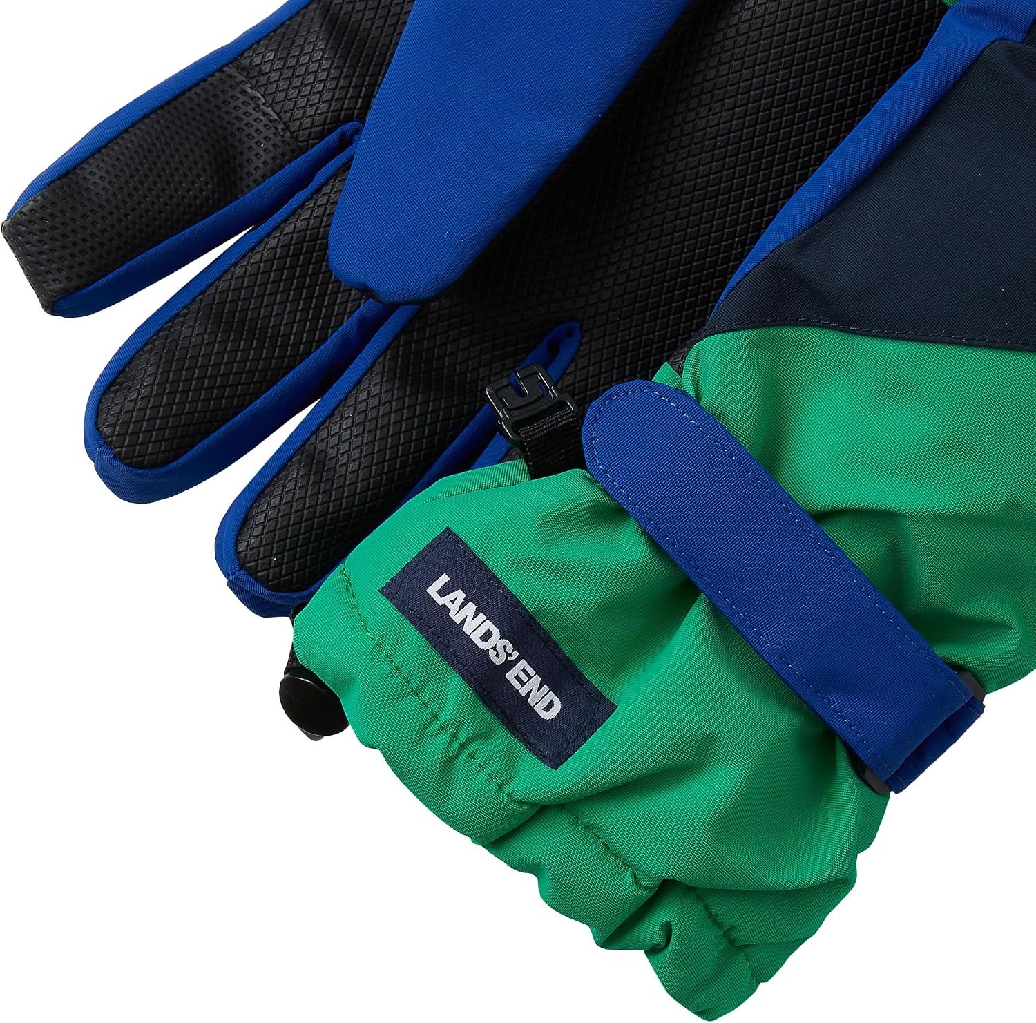 image:imageLands End Kids Squall GlovesDark NavyDeep Mint