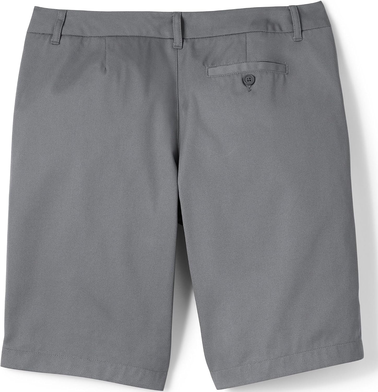 image:imageSchool Uniform Young Womens Plain Front Blend Chino ShortsArctic Gray