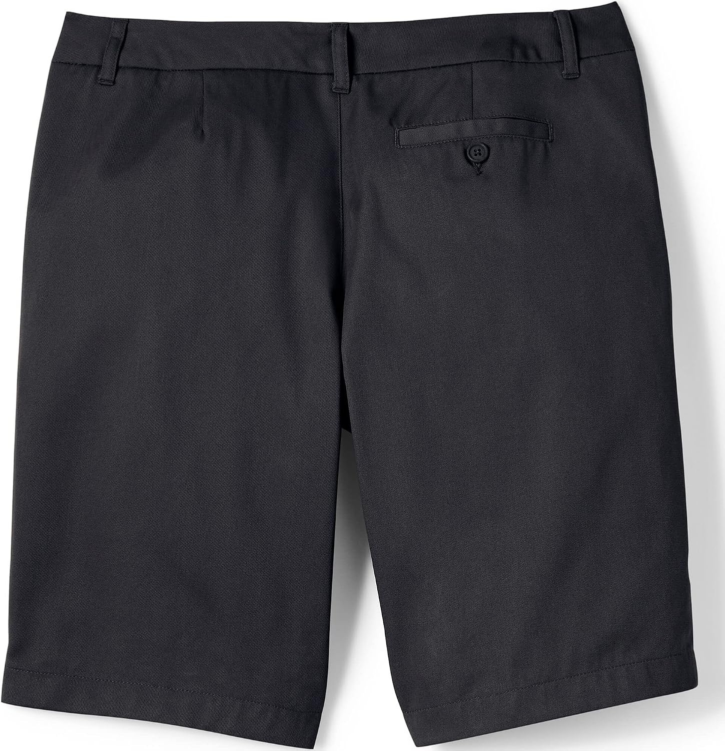image:imageSchool Uniform Young Womens Plain Front Blend Chino ShortsBlack