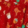 Lands’ End Kids Pattern Snug Fit Pajama Set(Cutout Cookies/Fiery Red)