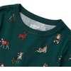 Lands’ End Kids Pattern Snug Fit Pajama Set(Holiday Dogs/Pine)