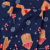 Lands’ End Kids Pattern Snug Fit Pajama Set(Holiday Sweets/Navy)