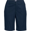 Lands’ End School Uniform Women’s Active Chino Shorts(Classic Navy)