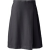 Lands’ End School Uniform Women’s Solid A-line Skirt Below the Knee(Black)