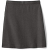 Lands’ End School Uniform Women’s Solid A-line Skirt Below the Knee(Gray)