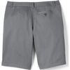 School Uniform Young Women’s Plain Front Blend Chino Shorts(Arctic Gray)