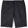 School Uniform Young Women’s Plain Front Blend Chino Shorts(Black)