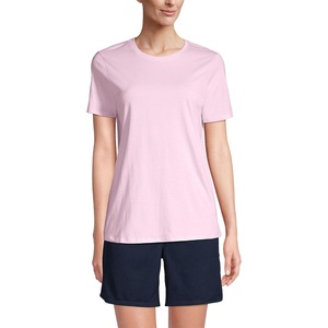 Lands’ End Women’s Short Sleeve Uniform T-Shirt(Ice Pink)