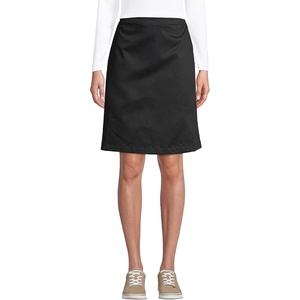 School Uniform Young Women’s Blend Chino Skort Above Knee(Black)