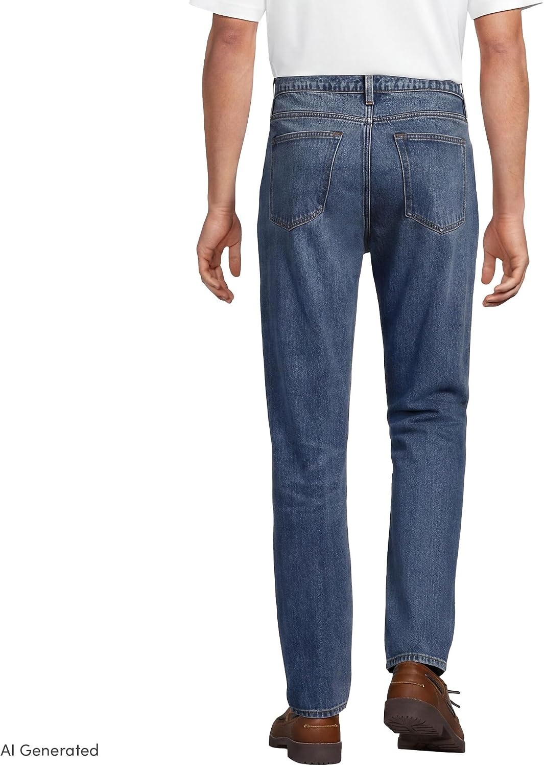 image:imageLands End Mens Slim Fit Stretch Jeans Washed BlackMedium Heritage Wash