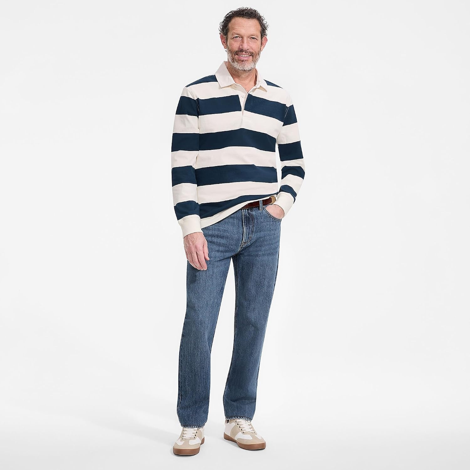 image:imageMens Rigid Comfort Waist Classic Fit JeanMedium Glacier Wash