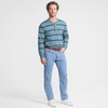 Men’s Rigid Comfort Waist Classic Fit Jean(Medium Stonewash)