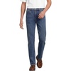 Lands’ End Men’s Slim Fit Stretch Jeans Washed Black(Medium Heritage Wash)