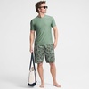 Men’s 9″ Volley Hydroliner Swim Trunks(Rich Olive Stipple Palm)
