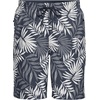 Men’s 9″ Volley Hydroliner Swim Trunks(Slate Blue Stipple Palm)