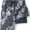 Men’s 9″ Volley Hydroliner Swim Trunks(Slate Blue Stipple Palm)