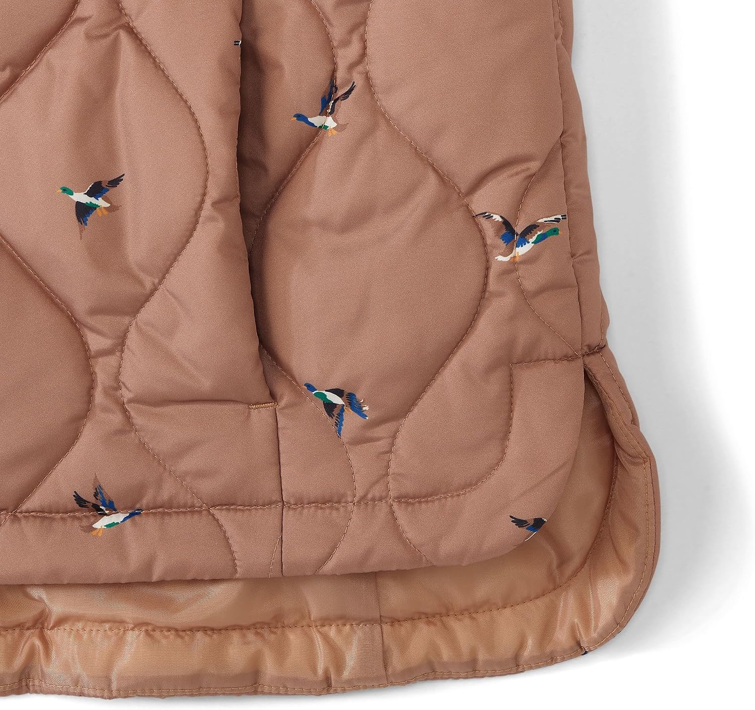image:imageLands End Womens Quilted Puffer VestDucksHoney Beige