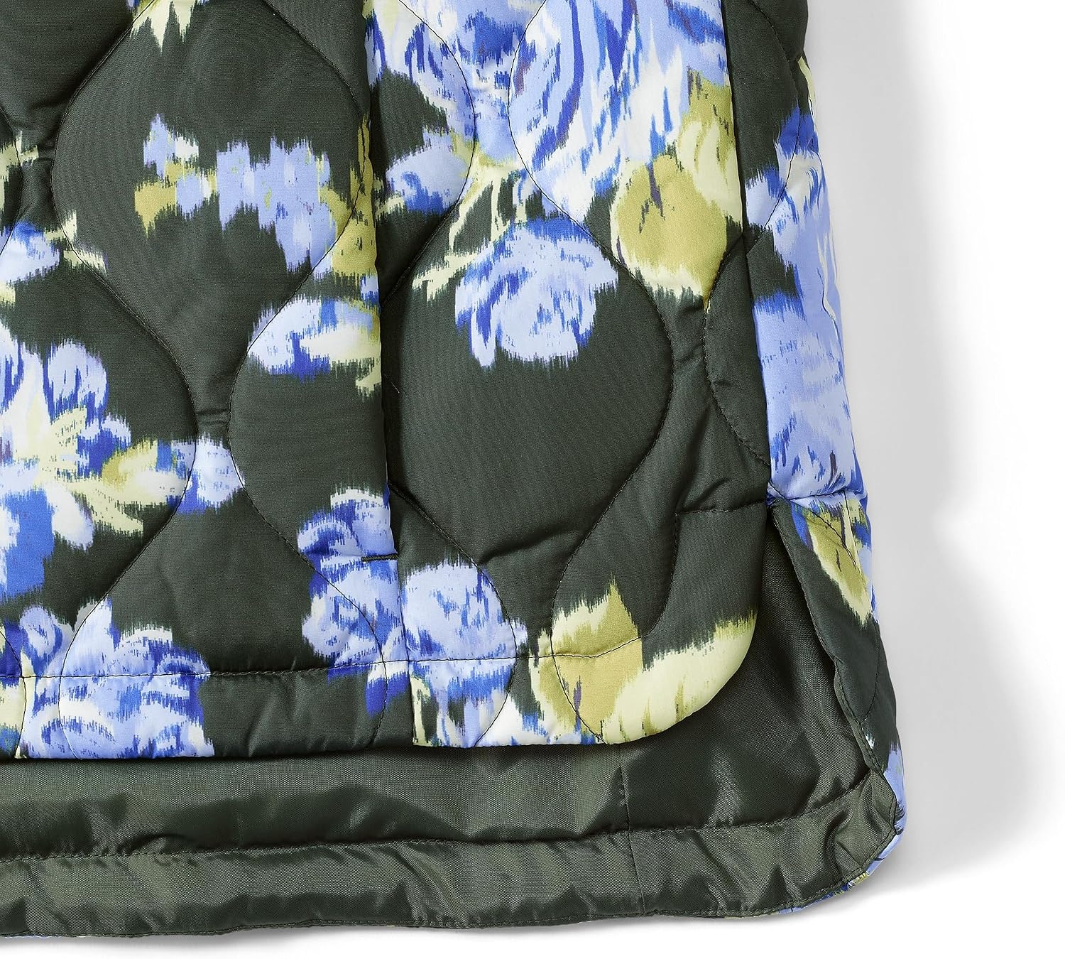 image:imageLands End Womens Quilted Puffer VestEvening Forest Rose