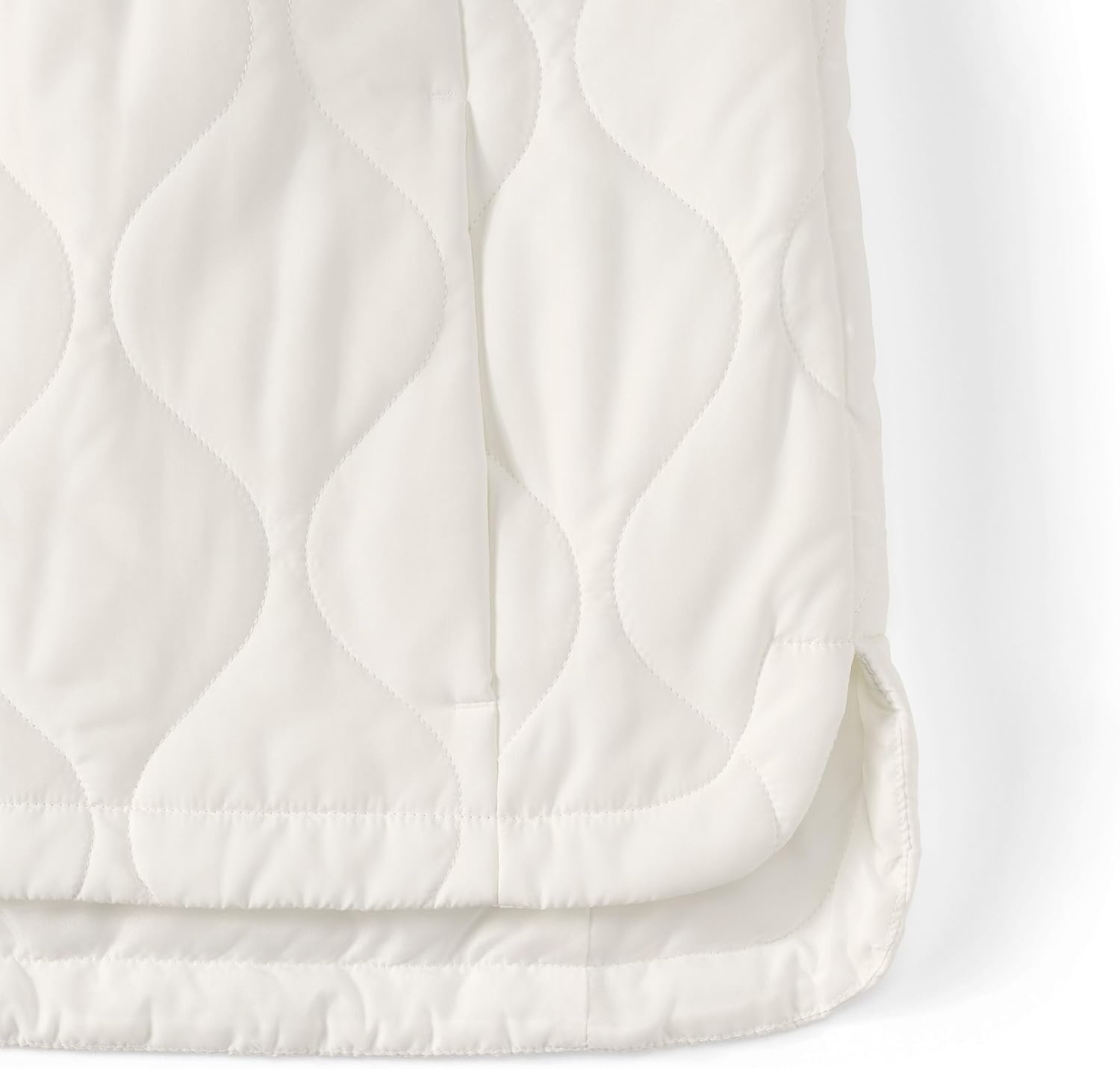 image:imageLands End Womens Quilted Puffer VestIvory