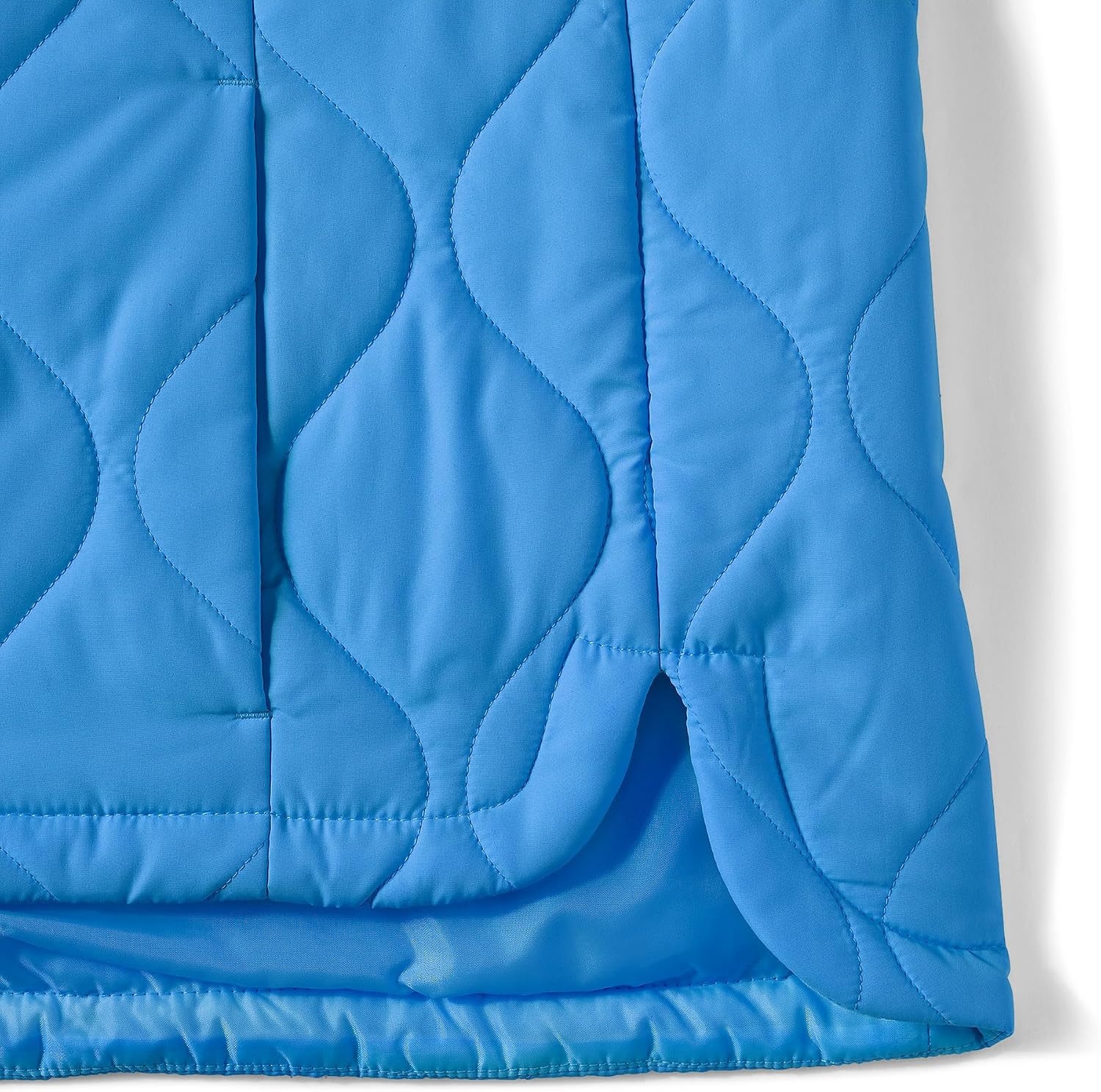 image:imageLands End Womens Quilted Puffer VestMuted Cobalt Blue