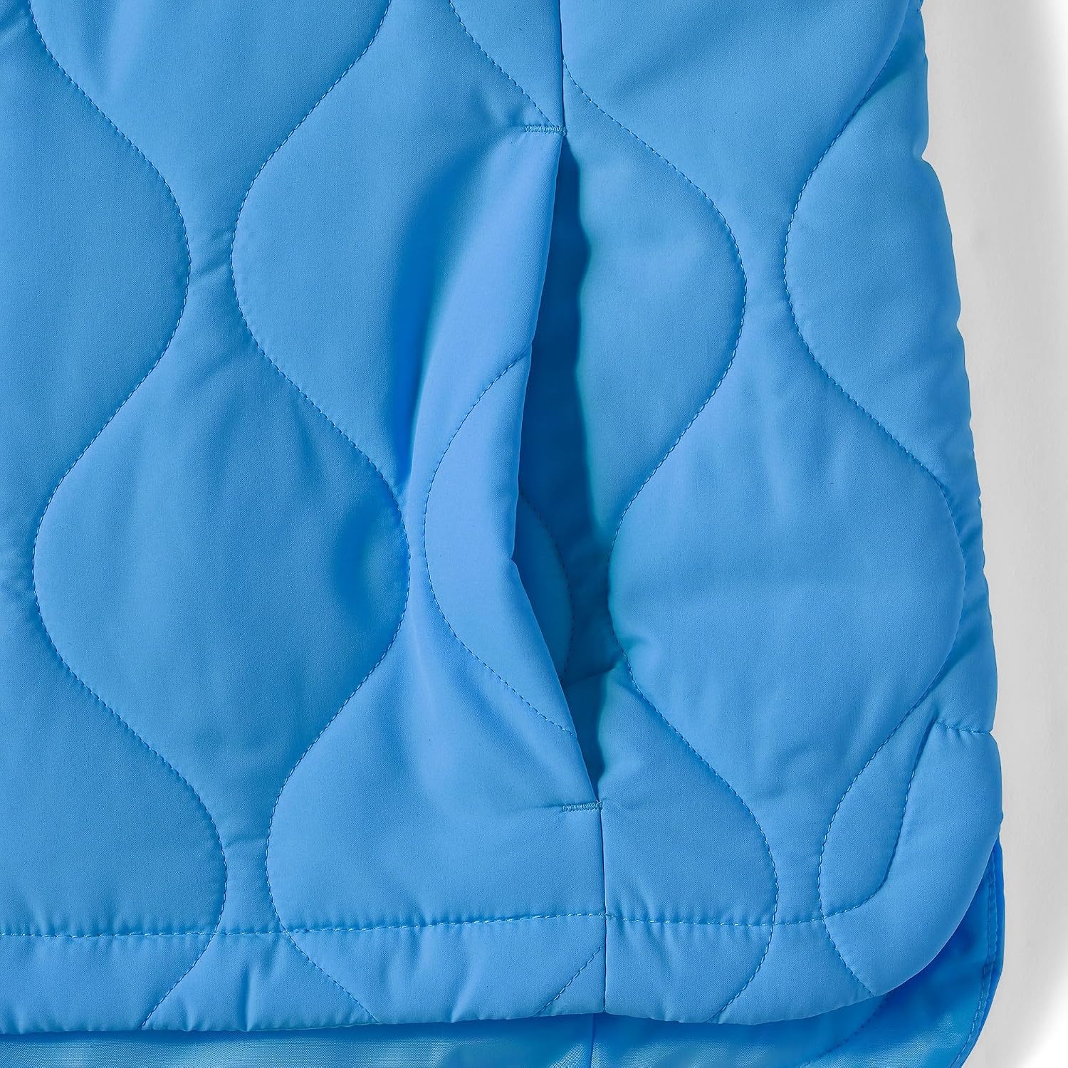image:imageLands End Womens Quilted Puffer VestMuted Cobalt Blue