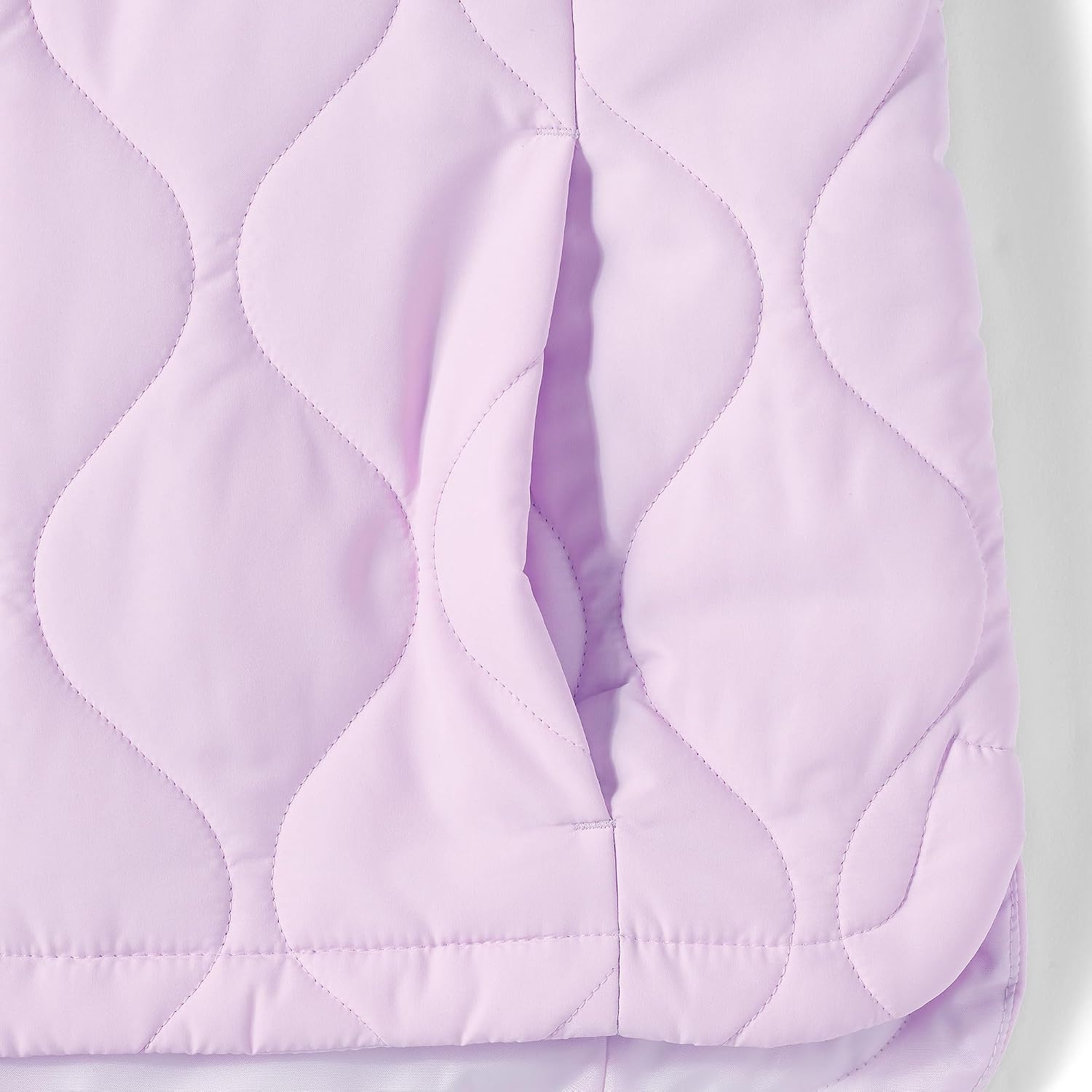 image:imageLands End Womens Quilted Puffer VestWhisper Lilac
