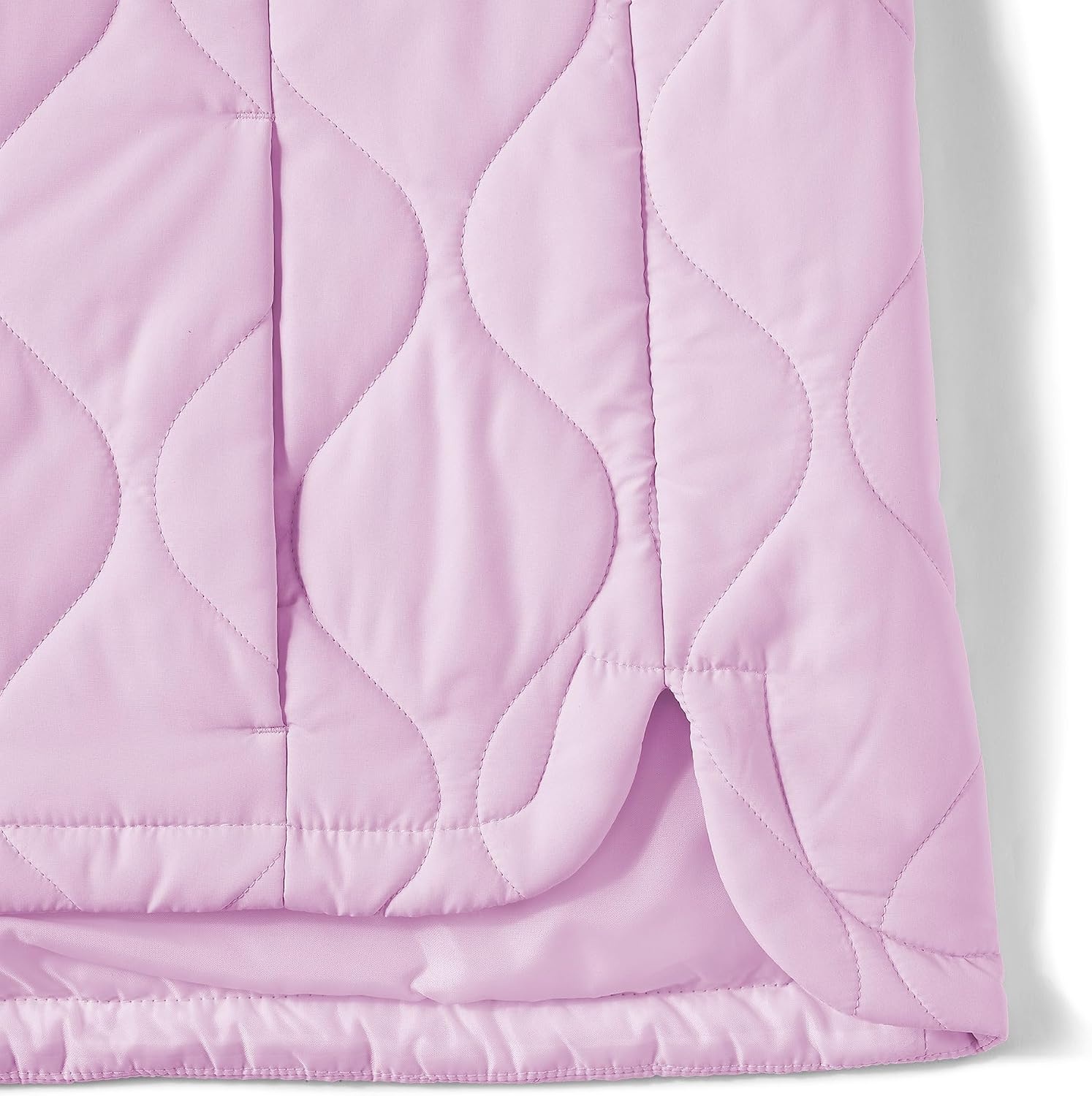 image:imageLands End Womens Quilted Puffer VestWhisper Lilac