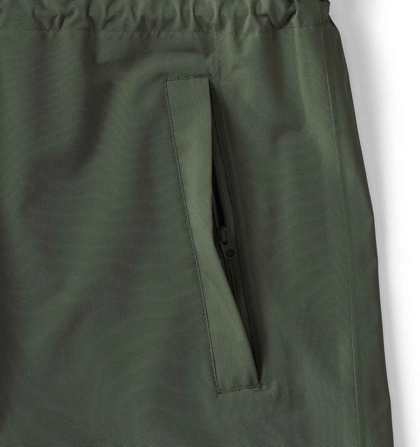 image:imageLands End Womens Squall Packable Long RaincoatRich Olive Green