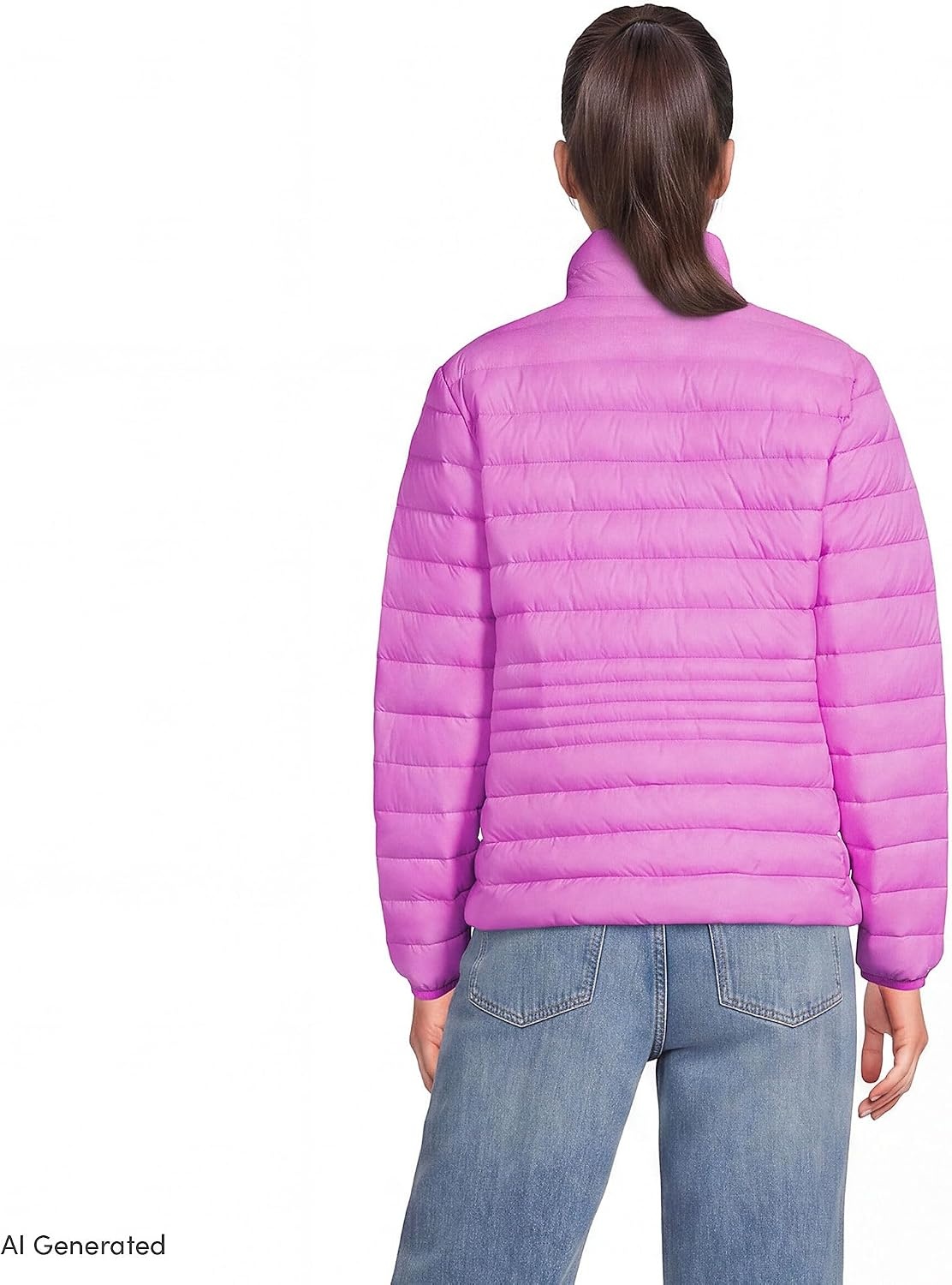 image:imageLands End Womens Wanderweight Ultralight Packable Down JacketAster Pink