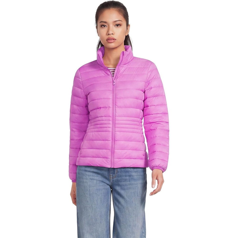 image:imageLands End Womens Wanderweight Ultralight Packable Down JacketAster Pink