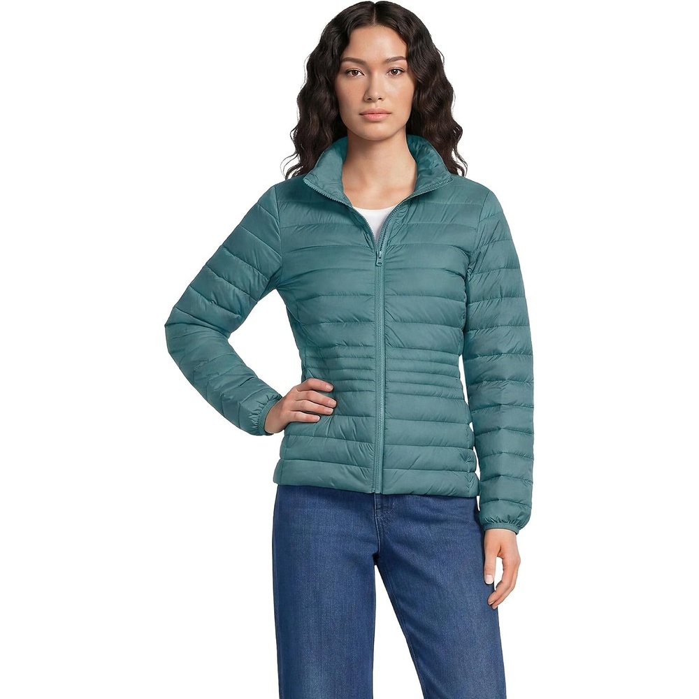 image:imageLands End Womens Wanderweight Ultralight Packable Down JacketTourmaline