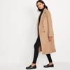 Lands’ End Women’s Insulated Double Breasted Wool Coat(Honey Beige)