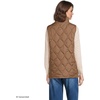 Lands’ End Women’s Quilted Puffer Vest(Ducks/Honey Beige)