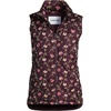 Lands’ End Women’s Quilted Puffer Vest(Lush Burgundy Tossed Floral)