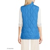 Lands’ End Women’s Quilted Puffer Vest(Muted Cobalt Blue)
