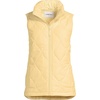 Lands’ End Women’s Quilted Puffer Vest(Pale Sunbeam Yellow)