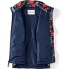Lands’ End Women’s Quilted Puffer Vest(Poppy/Deep Sea Navy)
