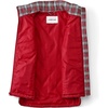 Lands’ End Women’s Quilted Puffer Vest(Rich Red Plaid)