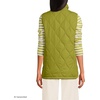Lands’ End Women’s Quilted Puffer Vest(Vintage Lime Green)